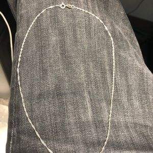 18kgp diamond cut 20’ necklace